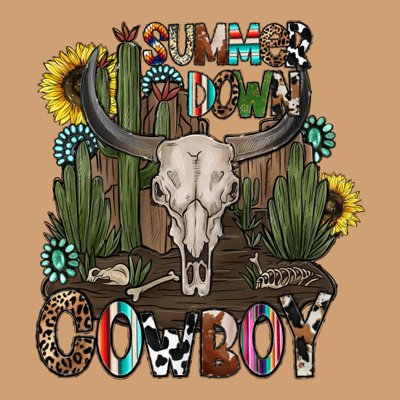 Summer Down Cowboy Vintage Tee by CowhideDigitalArt | Teevron