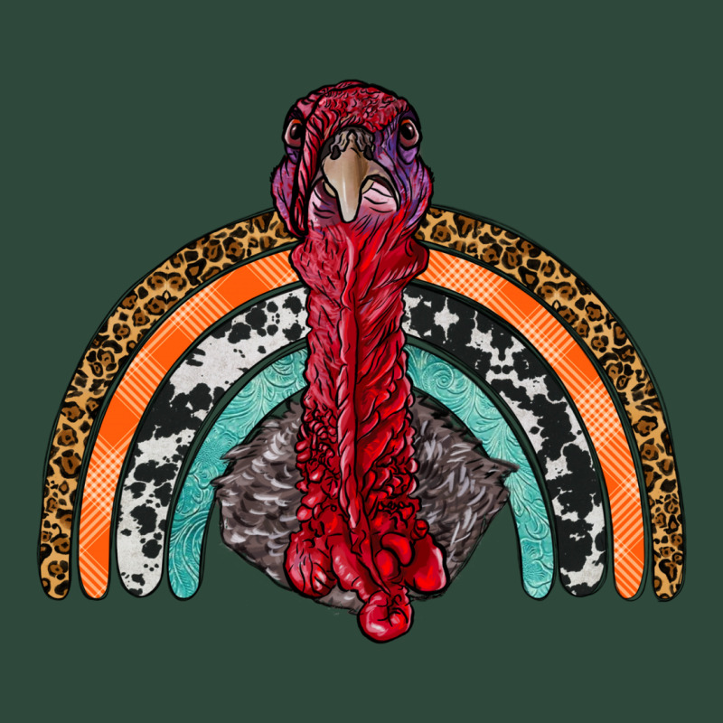 Thanksgiving Turkey Rainbow Zipper Hoodie by RanaPortraitStore | Teevron