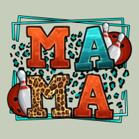 Bowling Mama Leopard Frame Mother's Day Ladies Tee | Teevron