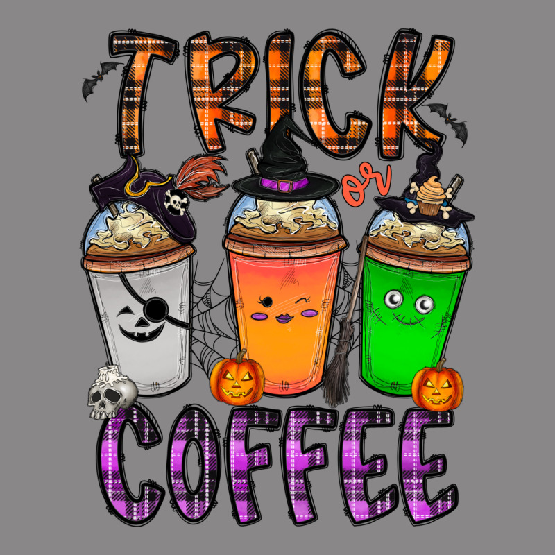 Trick Or Coffee Vintage Tee by CowhideDigitalArt | Teevron