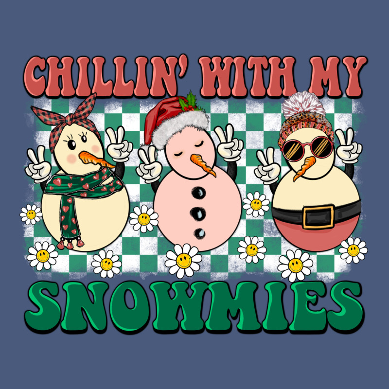 Chillin With My Snowmies Vintage Hoodie by BarkalooDesign | Teevron