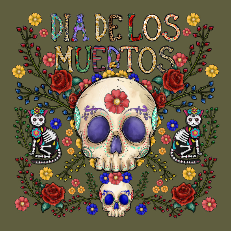 Dia De Los Muertos Vintage Tee by CowhideDigitalArt | Teevron