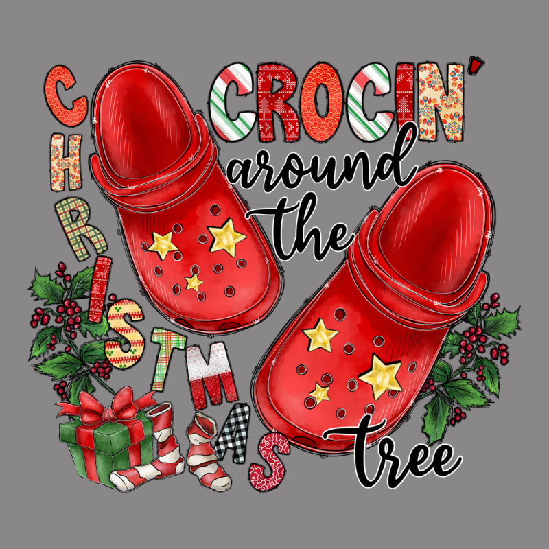 Christmas Crocin Around The Tree Vintage Tee by CowhideDigitalArt | Teevron