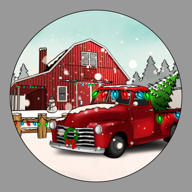 Christmas Farm Christmas Vintage Hoodie by BarkalooDesign | Teevron