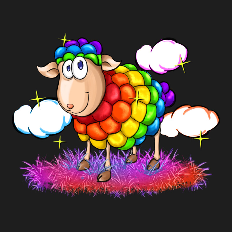 Rainbow Sheep Pride Classic Tee by FaDigitalArtStudio | Teevron