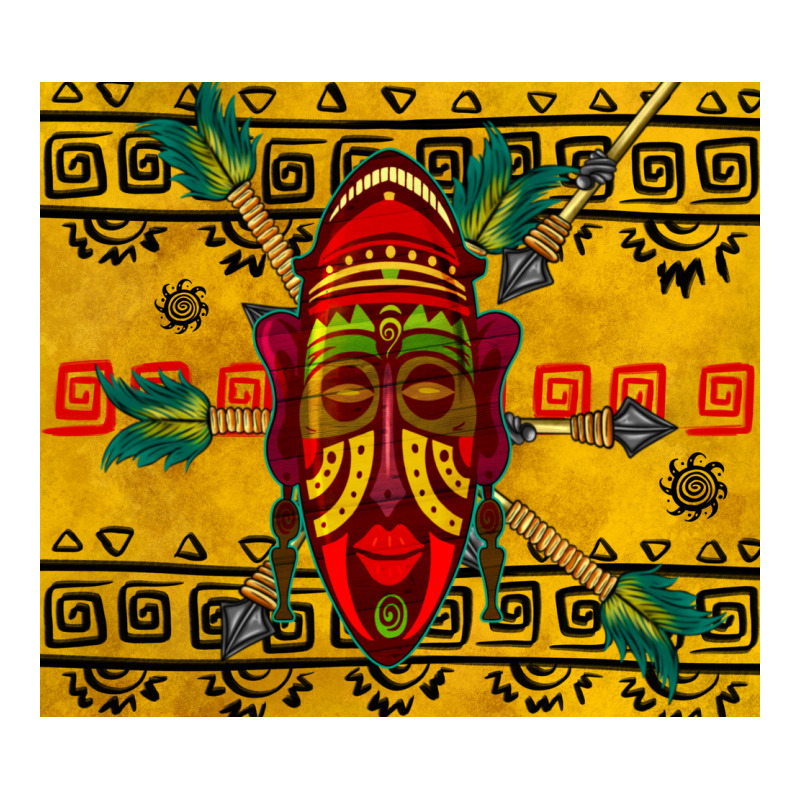 African Mask Tumbler Premium Tee by BundleAndBundleShop | Teevron