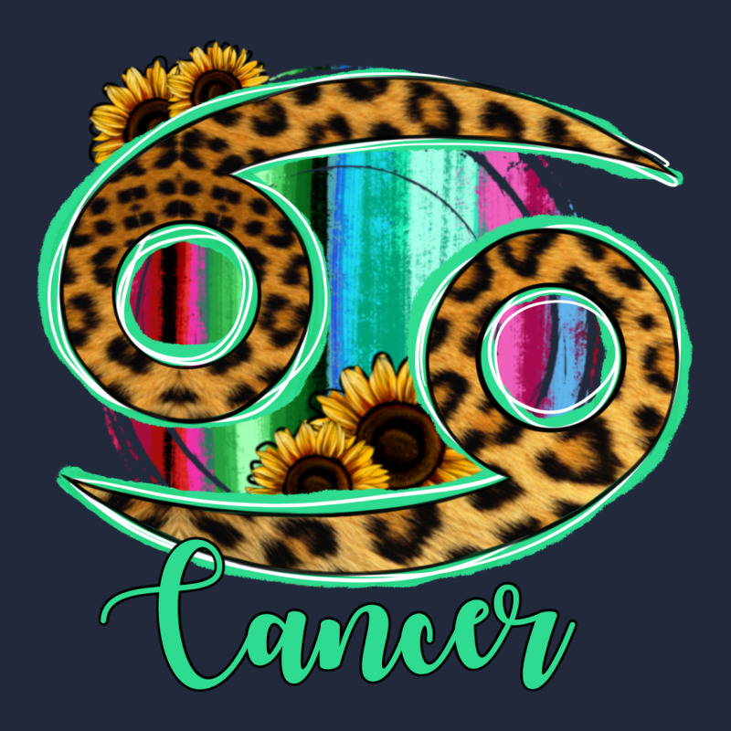 Cancer Zodiac Sign Sunflower Leopard Serape Premium Sweatshirt by RanaPortraitStore | Teevron