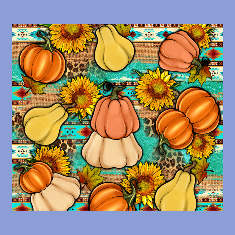 Pumpkin Sunflowers Leaves Long Sleeve Tee by Artiststas | Teevron