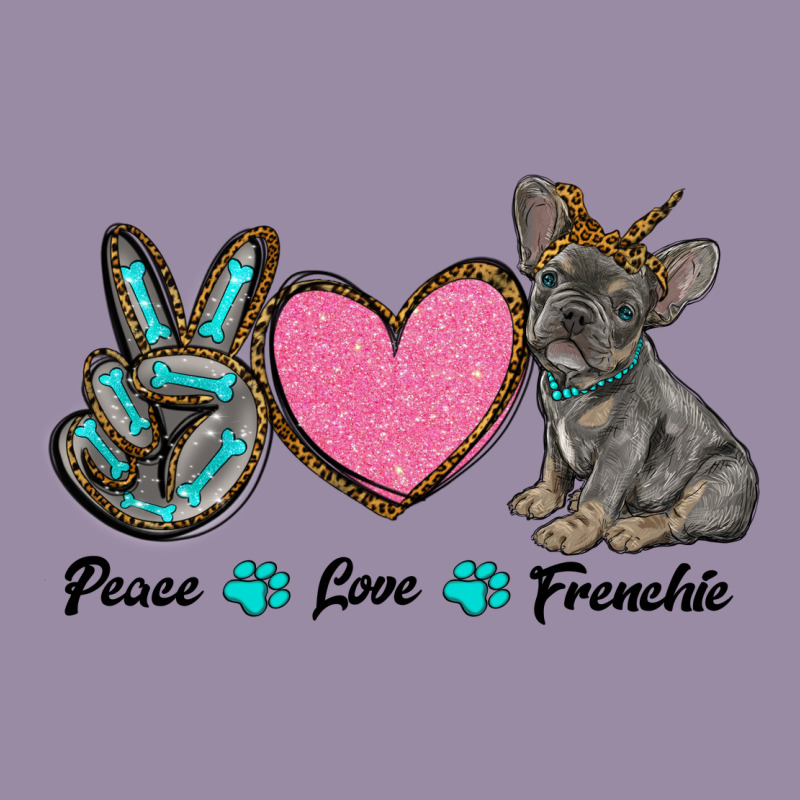 Peace Love Frenchie Classic Tee by RanaPortraitStore | Teevron