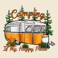 Camping Is My Happy Place Ladies Tee | Teevron