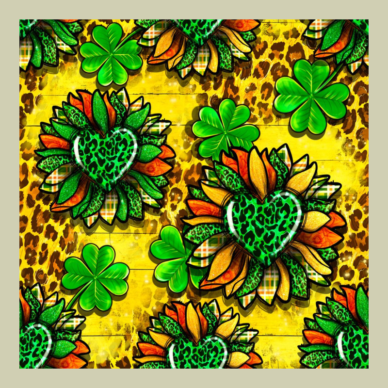 St. Patrick's Sunflower Seamless Pattern Heavy Core Tee by BundleAndBundleShop | Teevron