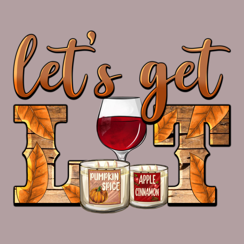 Let's Get Lit Candles Vintage Hoodie by BarkalooDesign | Teevron
