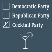 Democratic Republican Cocktail Party Funny Urban Heavy Tee | Teevron