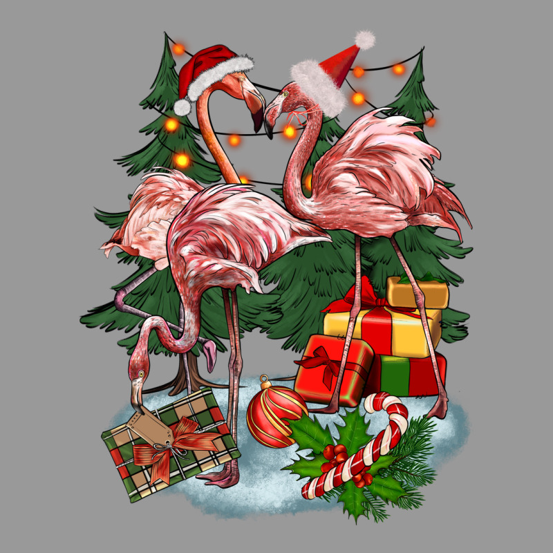 Christmas Flamingo Vintage Hoodie by BarkalooDesign | Teevron