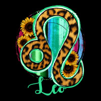 Leo Zodiac Sign Sunflower Leopard Serape Premium Sweatshirt | Teevron