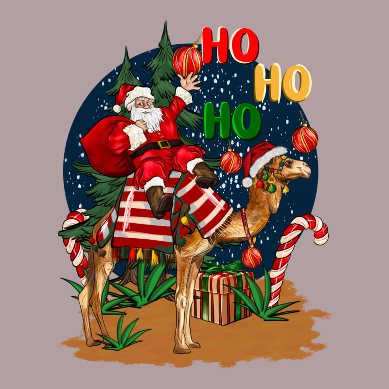 Christmas  Camel With Santa Vintage Hoodie by BarkalooDesign | Teevron