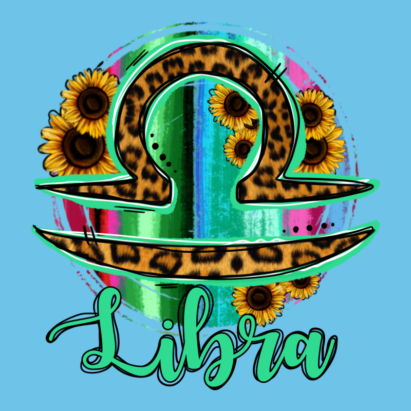 Libra Zodiac Sign Sunflower Leopard Serape Premium Sweatshirt by RanaPortraitStore | Teevron