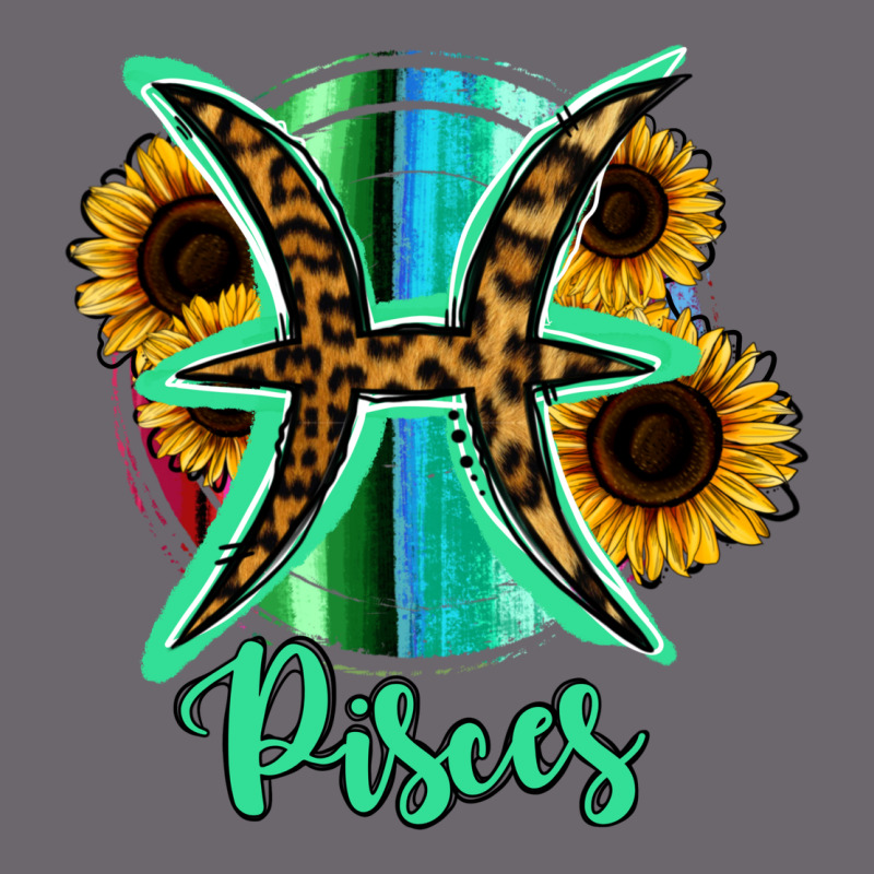 Pisces Zodiac Sign Sunflower Leopard Serape Premium Sweatshirt by RanaPortraitStore | Teevron