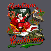 Louisiana Christmas With Santa Vintage Hoodie | Teevron