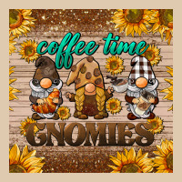 Coffee Time Gnomies Mug Coaster Classic Tee | Teevron