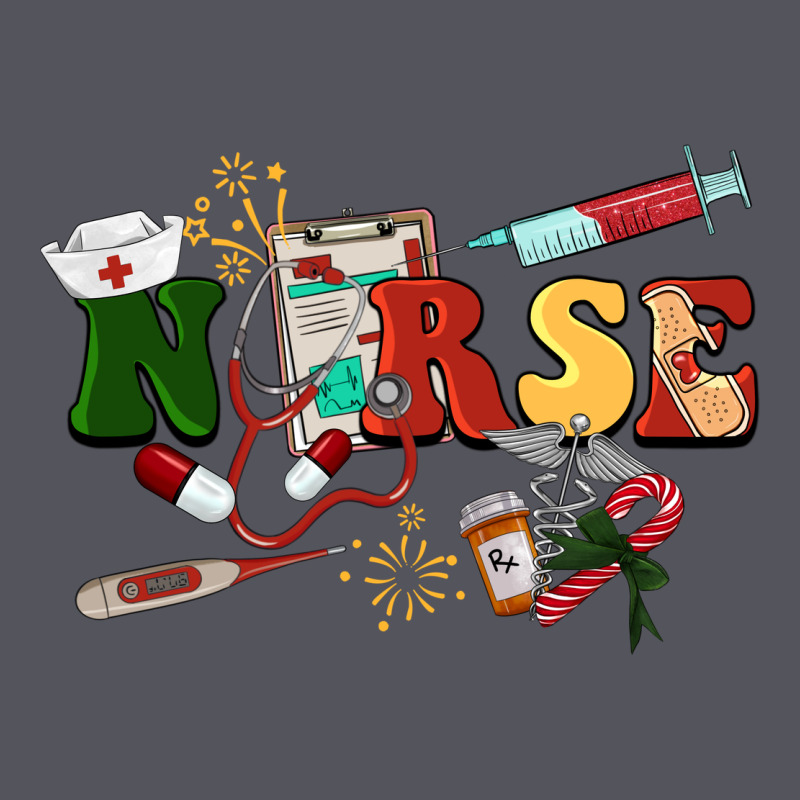 Christmas Nurse Vintage Hoodie by BarkalooDesign | Teevron