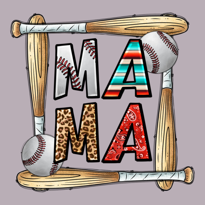 Baseball Mama Vintage Tee by CowhideDigitalArt | Teevron