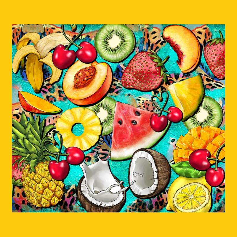 Summer Fruits Premium Hoodie by BarkalooDesign | Teevron