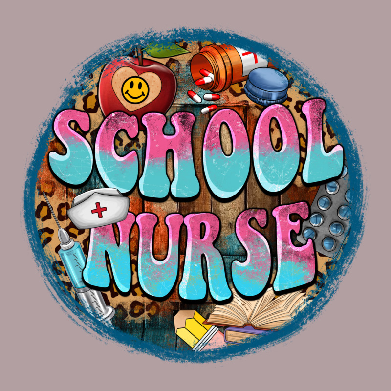 Western Groovy School Nurse Vintage Hoodie by BarkalooDesign | Teevron