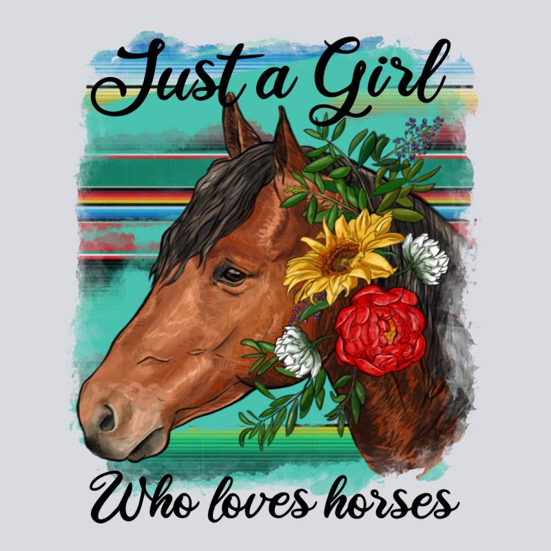 Just A Girl Who Loves Horseshoe Zipper Hoodie by RanaPortraitStore | Teevron