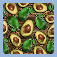 Avocados With Wood And Leopard Background Mug  Coaster Premium Hoodie | Teevron