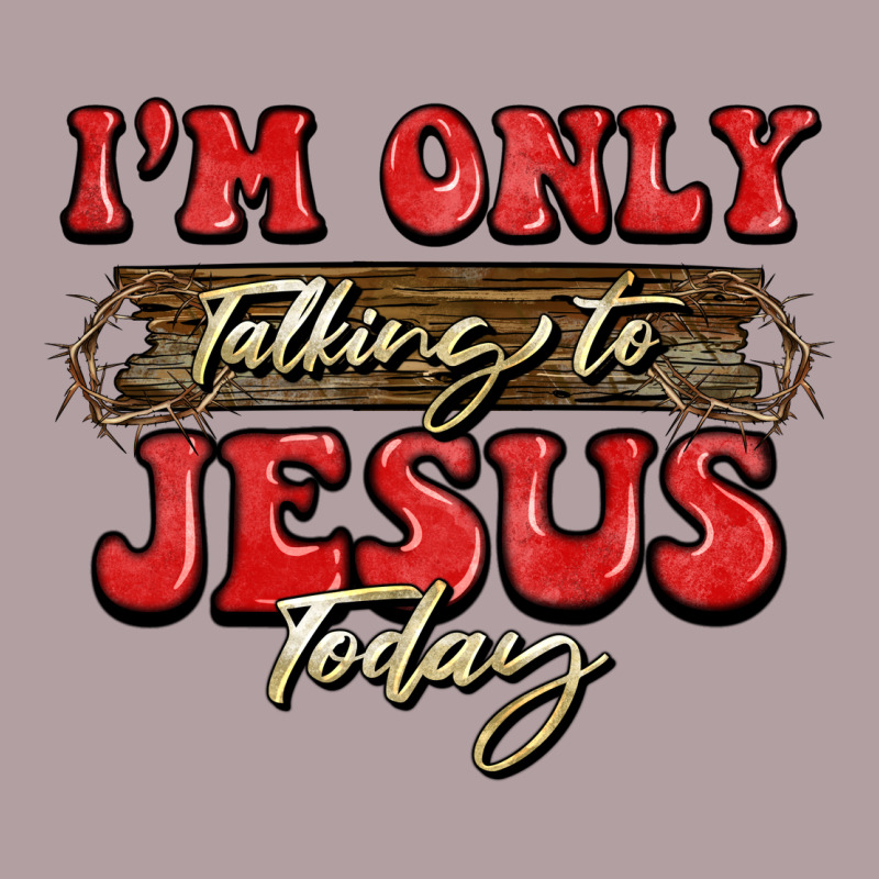 I'm Only Talking To Jesus Today Christmas Vintage Hoodie by BarkalooDesign | Teevron