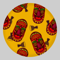 African Masks Round Earrings 5 Premium Tee | Teevron