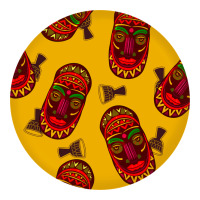 african masks round earrings 5 | Teevron