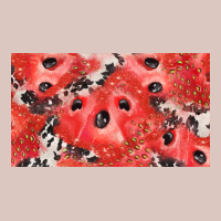 Watermelon Strawberry Cowhide Cup Premium Hoodie | Teevron
