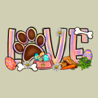 Easter Love Dog Paw Heavy Core Tee | Teevron