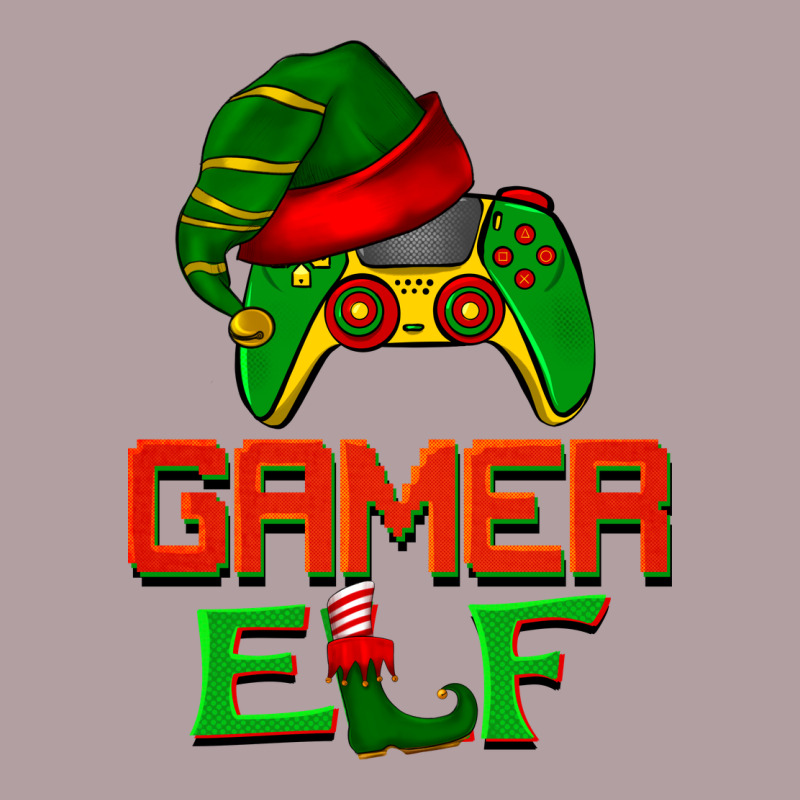 Christmas Gamer Elf Vintage Hoodie by BarkalooDesign | Teevron