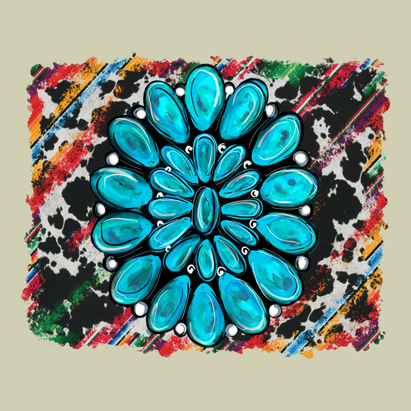 Cowhide And Serape Gemstone Background Heavy Core Tee by RanaPortraitStore | Teevron