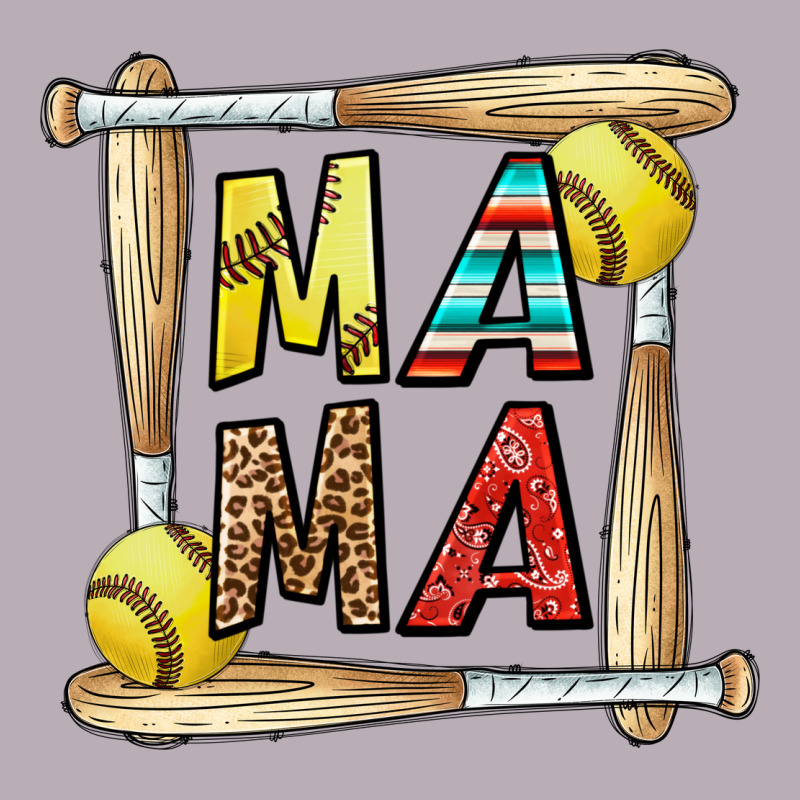 Softball Mama Vintage Tee by CowhideDigitalArt | Teevron