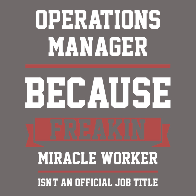 Operations Manager - Cool Gift Job Urban Heavy Tee by artisFamous | Teevron
