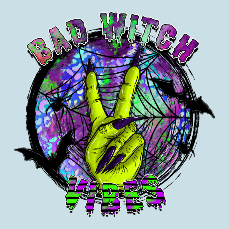 Bad Witch Vibes Ladies Tee by SublimationCraftShop | Teevron