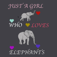 Just A Girl Who Loves Elephants Heavyweight Hoodie | Teevron