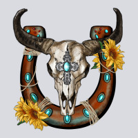 Bull Skull With Horseshoe Zipper Hoodie | Teevron