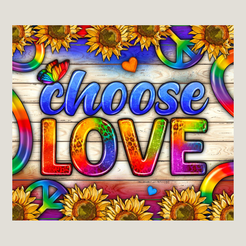 Western Choose Love Tumbler Heavy Core Tee by BundleAndBundleShop | Teevron
