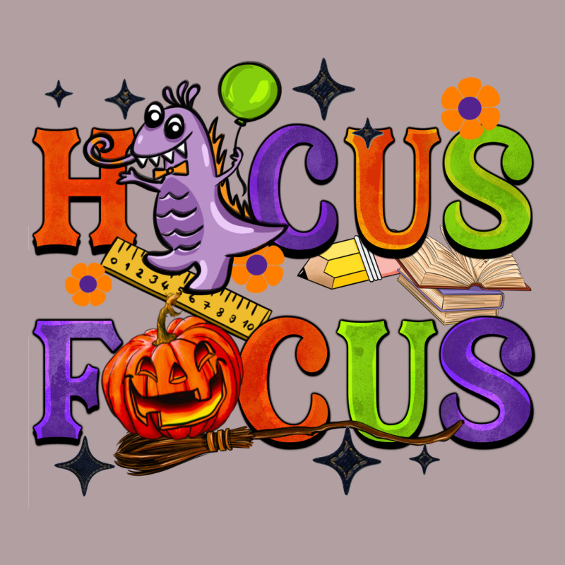 Hocus Focus Halloween Teacher Vintage Hoodie by BarkalooDesign | Teevron