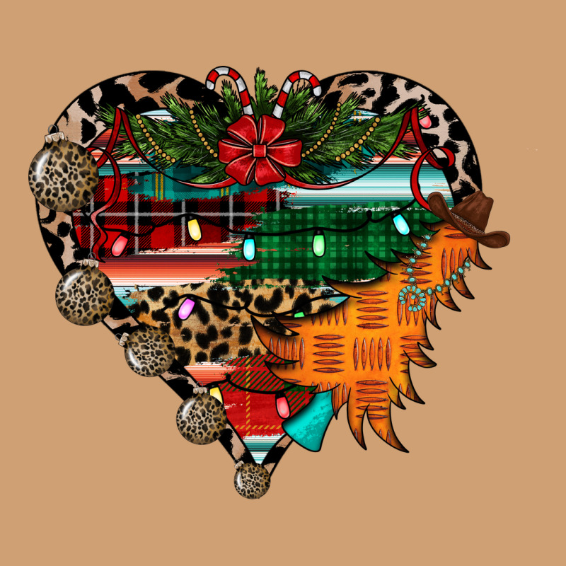 Festive Western Christmas Heart Vintage Tee by CowhideDigitalArt | Teevron