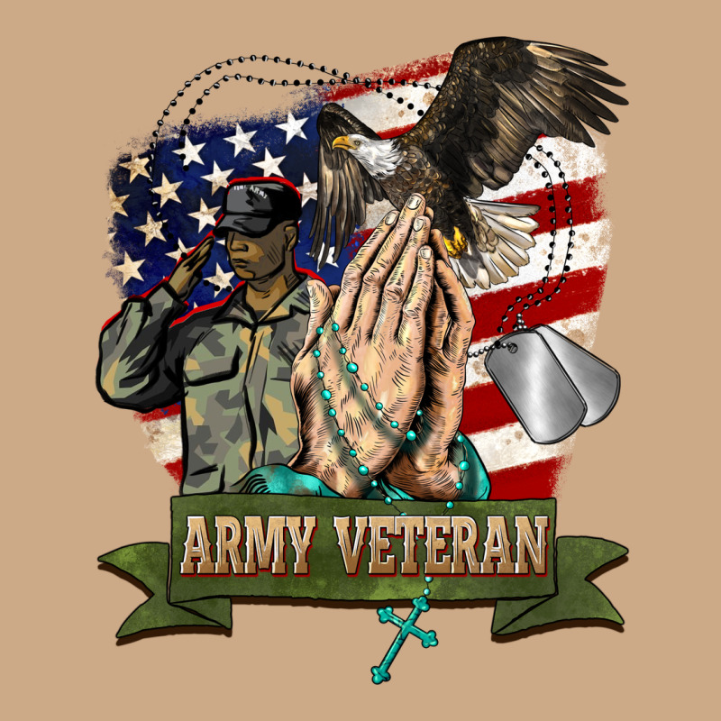 Army Veteran  Pray Vintage Hoodie by BarkalooDesign | Teevron