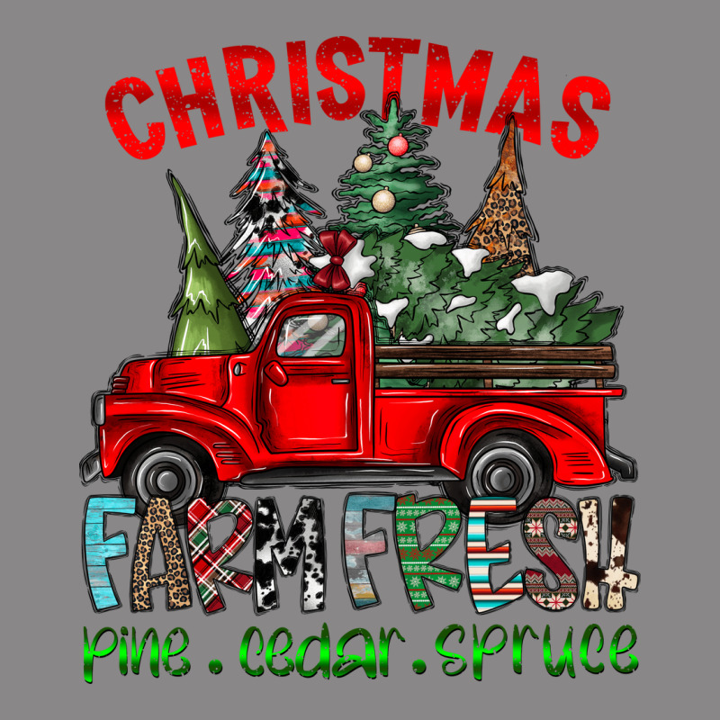 Christmas Tree Farm Truck Vintage Tee by CowhideDigitalArt | Teevron