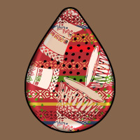African Fabric Pattern Teardrop Earrings 3 Premium Tee | Teevron