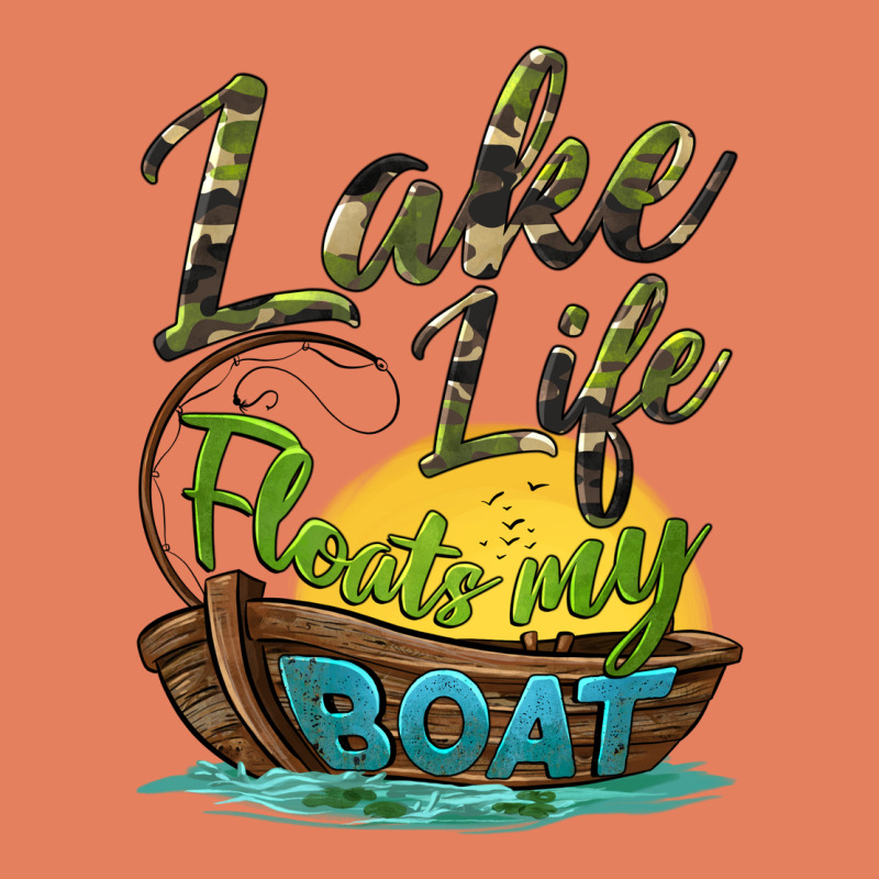 Lake Life Floats My Boat Classic Tee by BarkalooDesign | Teevron