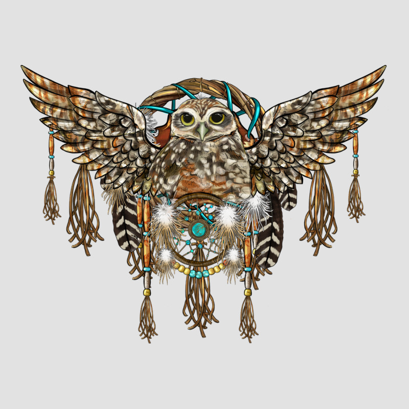 Native Dream Catcher With Owl Premium Hoodie by BarkalooDesign | Teevron